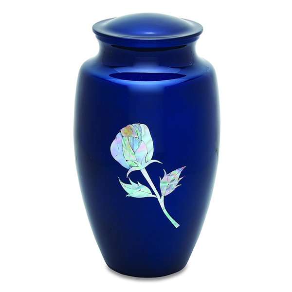 Blue Rose Adult Urn