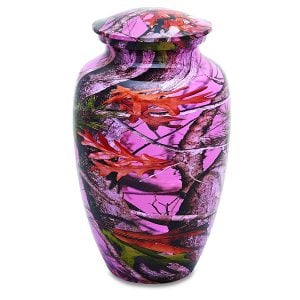 Pink Camo Adult Urn