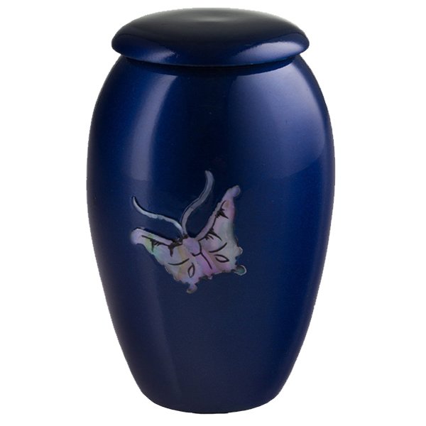 Blue Butterfly Tranquility Token Urn