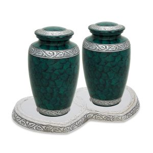Royal Green Companion Urn Set