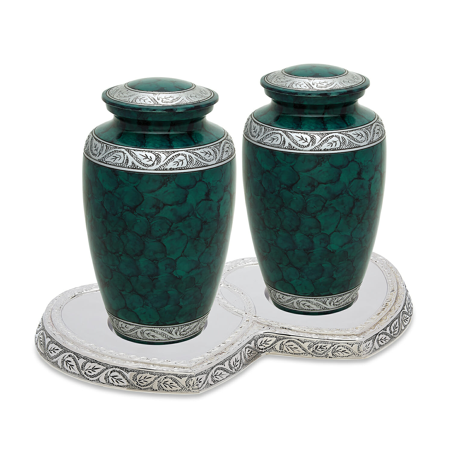 Royal Green Companion Urn Set