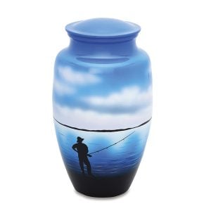 Fisherman Adult Cremation Urn
