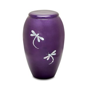 Lavender Dragonfly Adult Urn