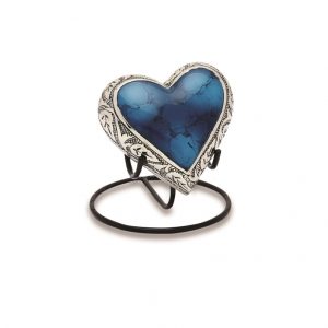Grecian Blue Keepsake Heart
