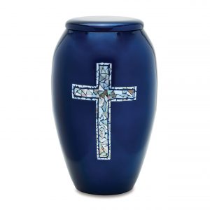 Blue Cross Adult Urn