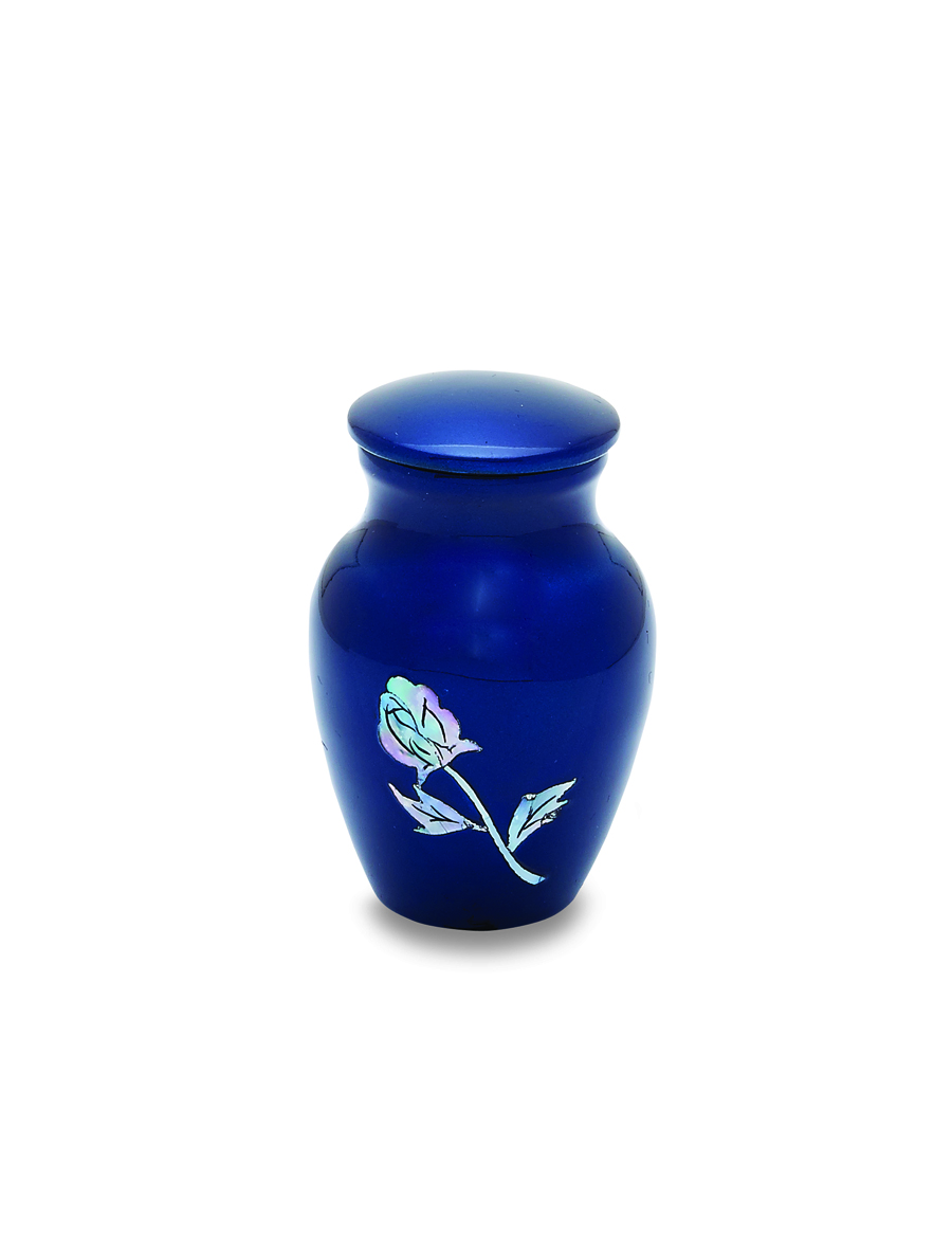Blue Rose Token Urn
