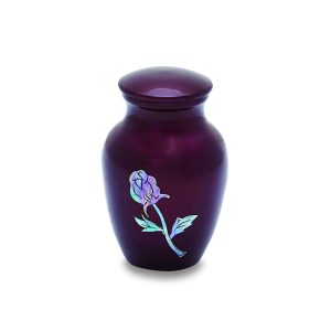 Burgundy Rose Token Urn