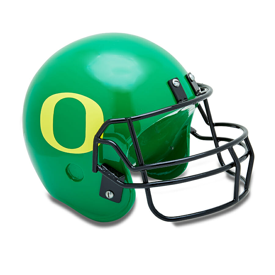 UO Football Helmet Cremation Urn