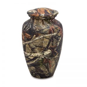 Woodland Camo Adult Urn