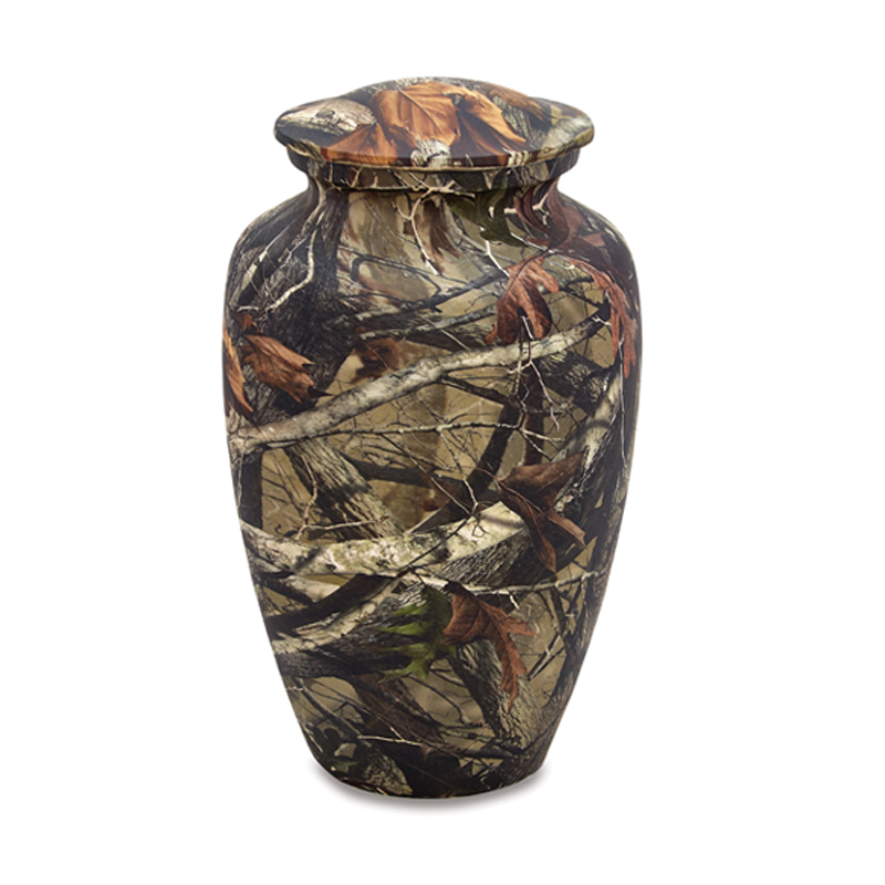 Woodland Camo Adult Urn