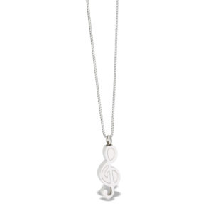 Music Note Cremation Urn Pendant